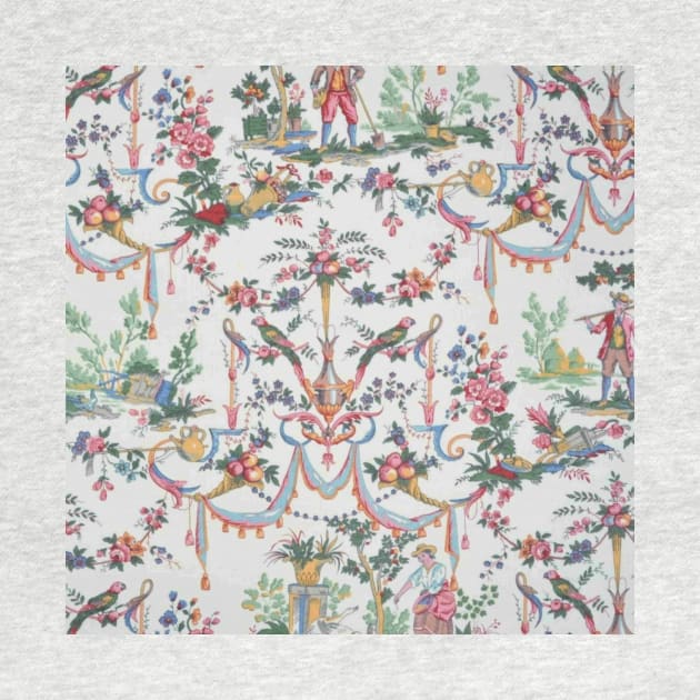 Colorful Toile de Jouy by ghjura